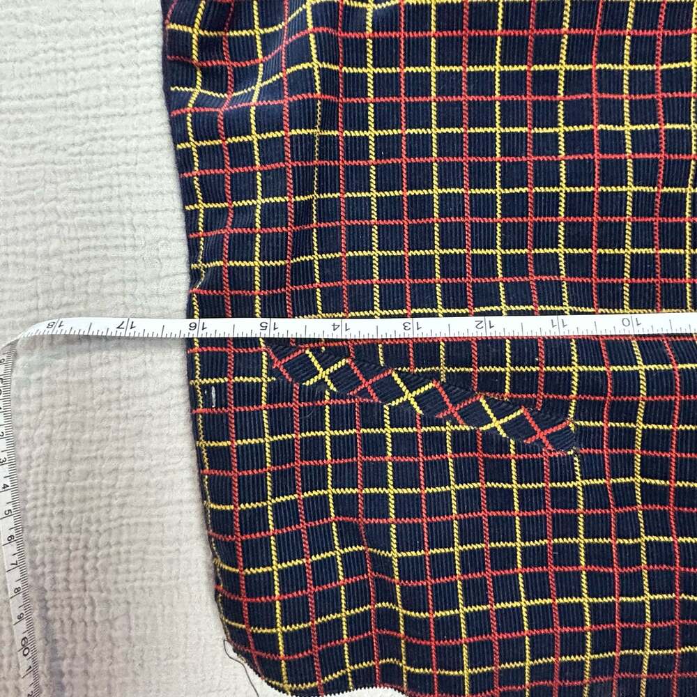 Vintage Bud Berma Originals Plaid Corduroy Vest - Picture 10 of 12